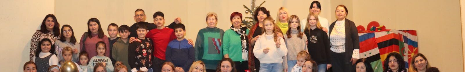 Wir organisierten  eine herzliche Silvester- und Weihnachtsfeier
