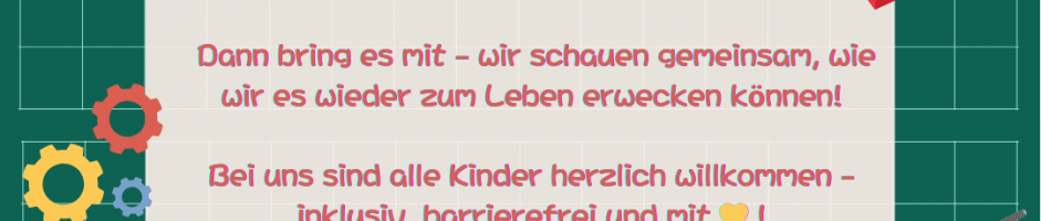 Reparaturcafé – Ein inklusives Projekt für Kinder